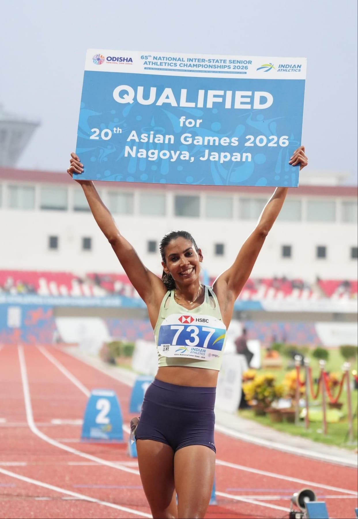 Prachi wins gold at the national competition and secures a ticket to the Asian Games.
