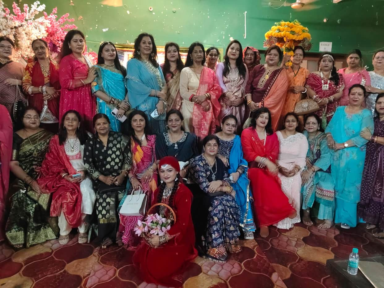 Women conveyed a message of unity through diverse attire.