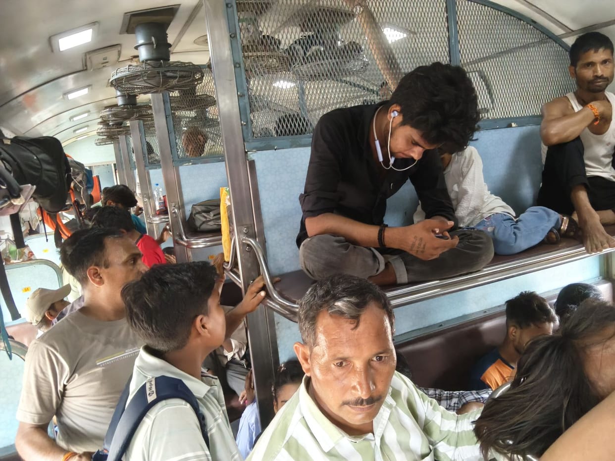 Summer vacations over; travelers grappling with the challenge of returning to Lucknow.