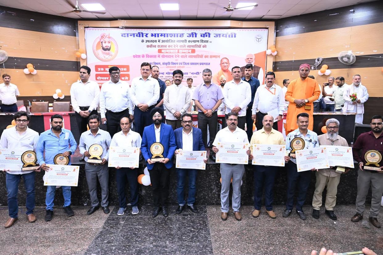Honouring outstanding taxpayers on Bhamashah Jayanti