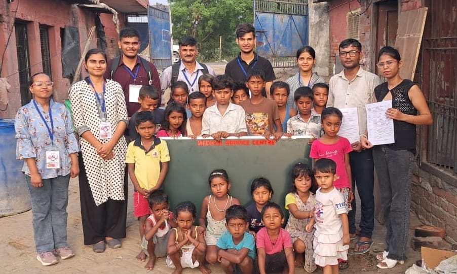 Youths teaching slum children free of cost honoured
