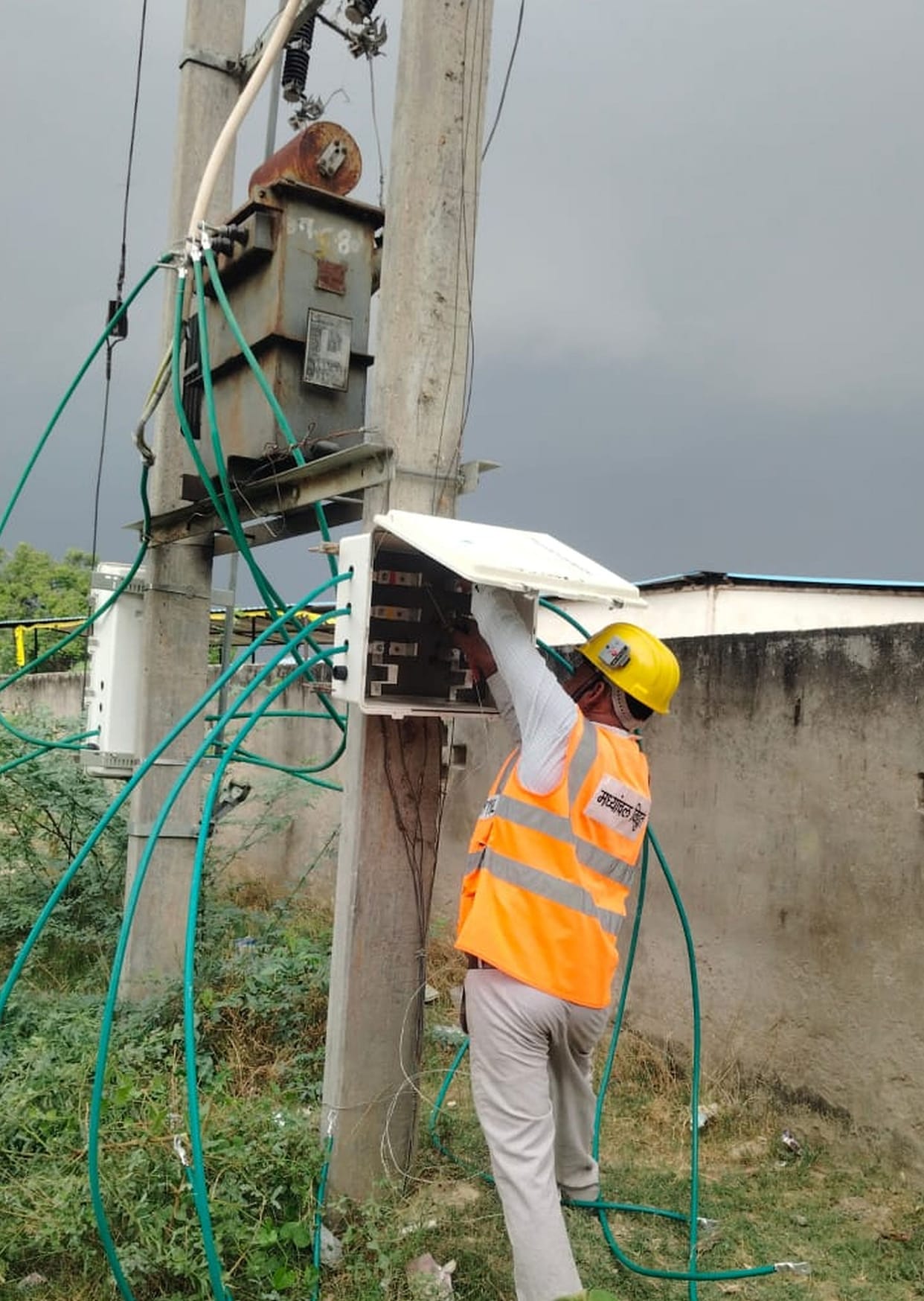Power supply disrupted for hours.
