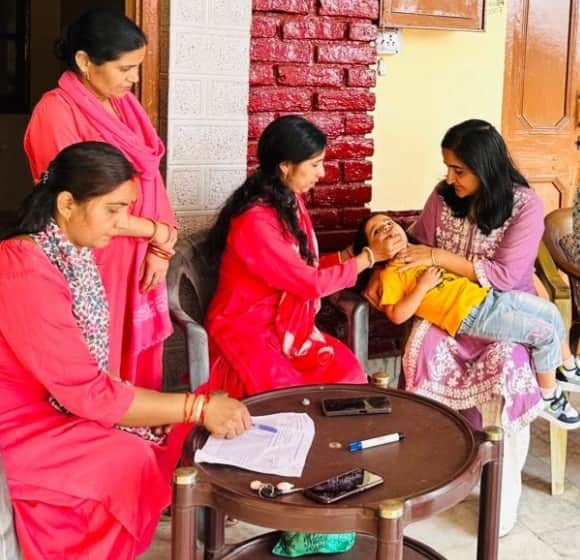 1.06 lakh children administered drops during the Intensified Pulse Polio Campaign.