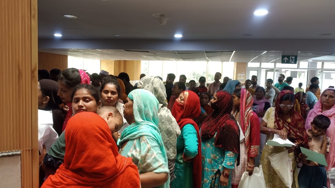 1,930 patients visited the OPD after the holiday.