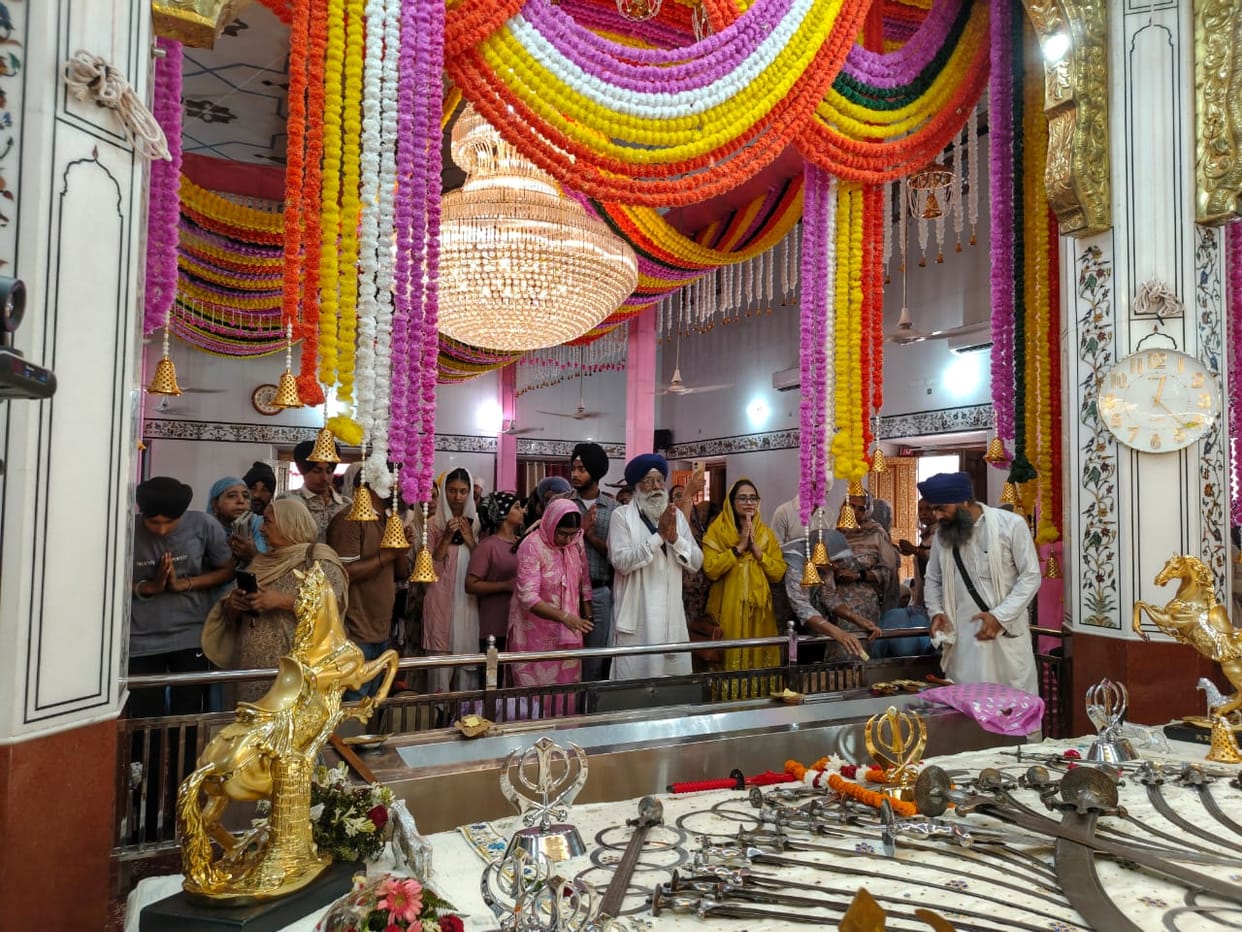 A massive surge of devotion marks the Prakash Parv of Guru Hargobind Sahib.