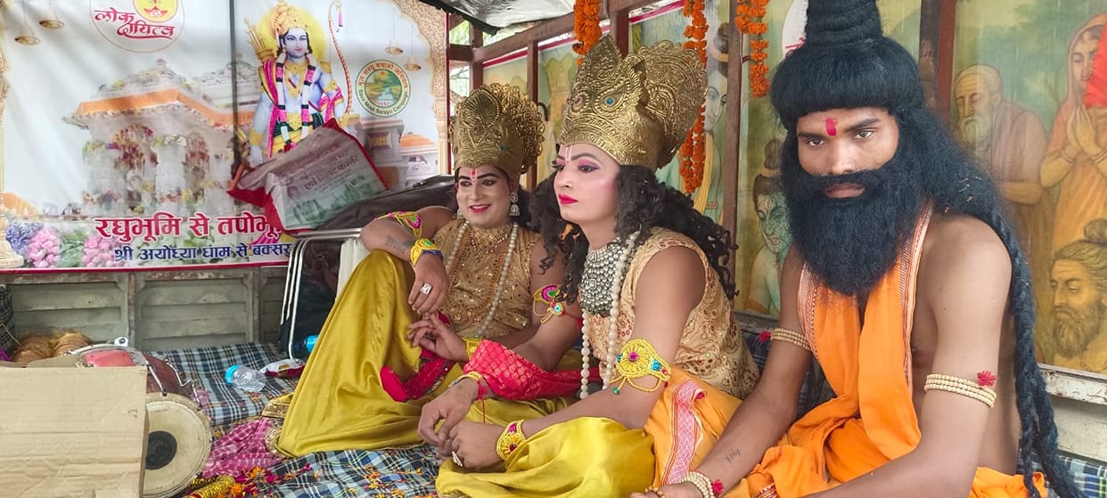 Lord Ram's tableau taken out; devotees extended a warm welcome.