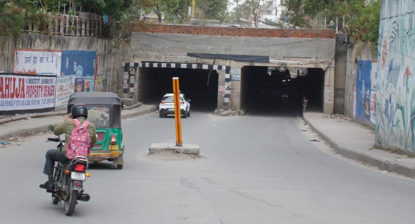 With the monsoon just around the corner, no arrangements have been made to prevent waterlogging in the underpass.