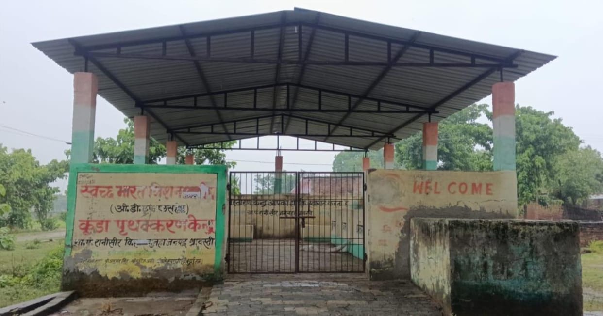 Piles of garbage have accumulated in the villages, while disposal centers remain empty.