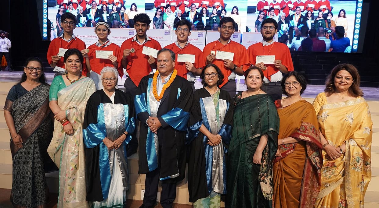 Character-building march held; meritorious students honored.