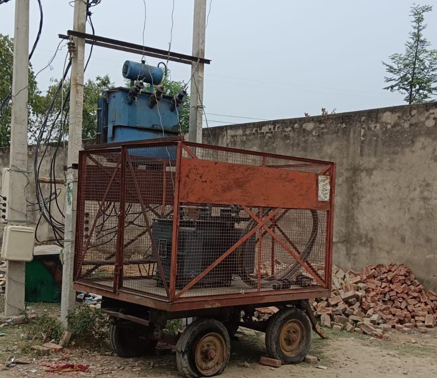 Transformer not made even after 48 hours, power supply done by using trolley