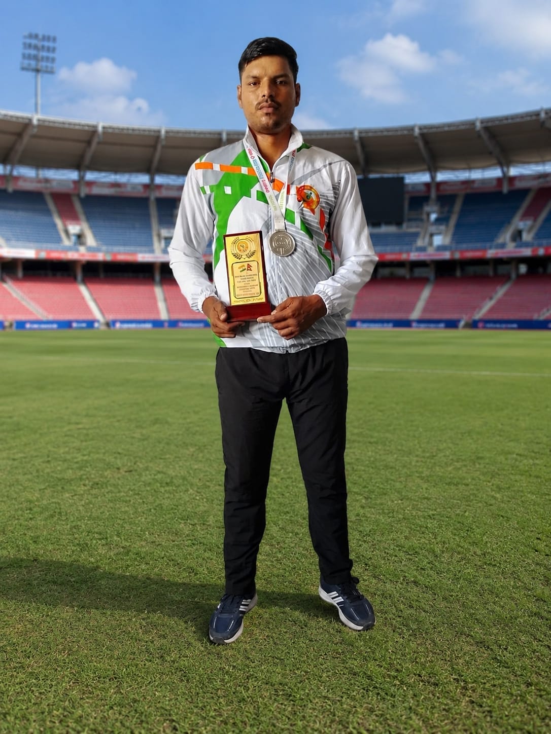 Vishwajeet Singh won a silver medal in Nepal.