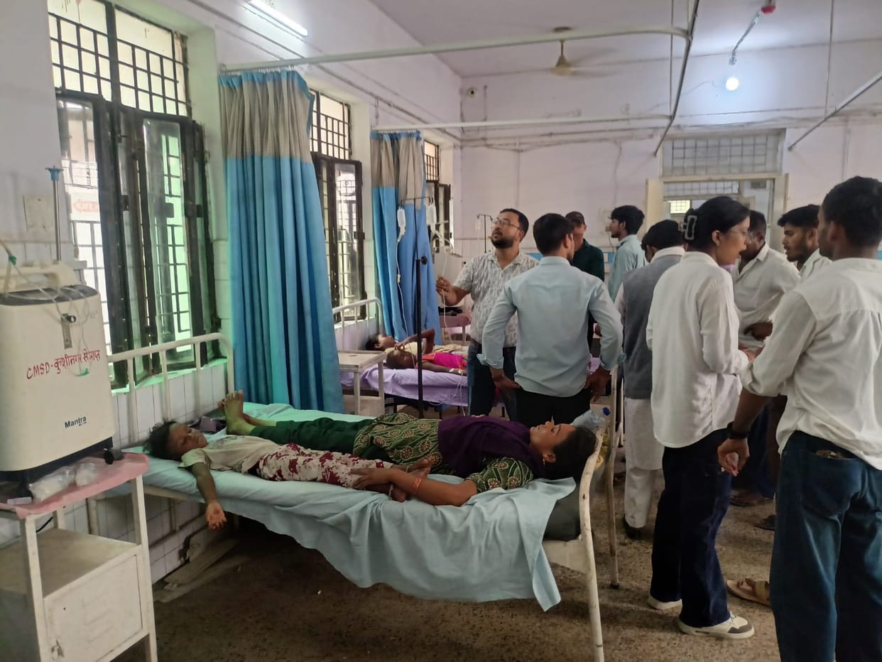 13 people fell victim to food poisoning after eating stale biryani.