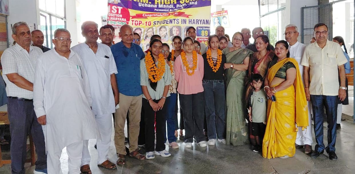 After re-evaluation, Deepanshi Jain secured joint first position in the state in class 10th.