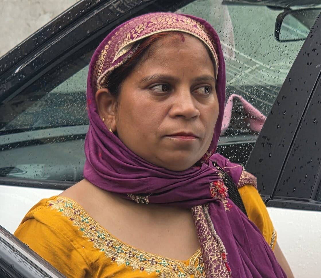 A trap was laid over two days; the inspector arrived at the office posing as an attendant.