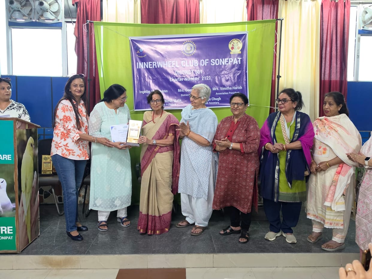 Dr. Kamlesh Malik became the president of Innerwheel Club