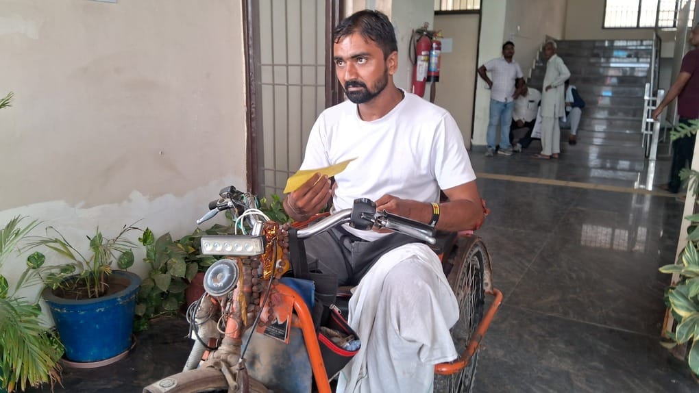 The case of hitting a disabled person's car reached the solution camp