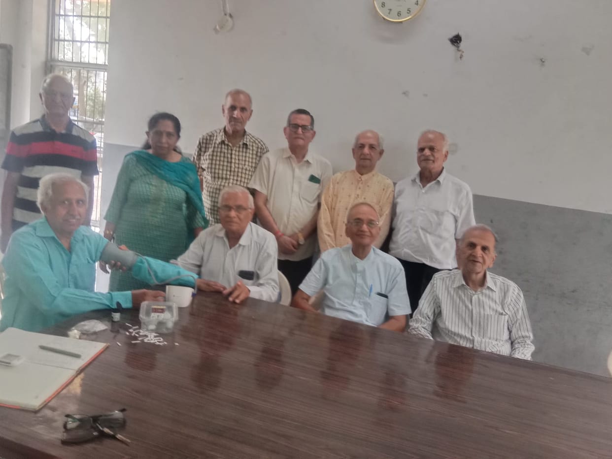25 senior citizens underwent health check-up