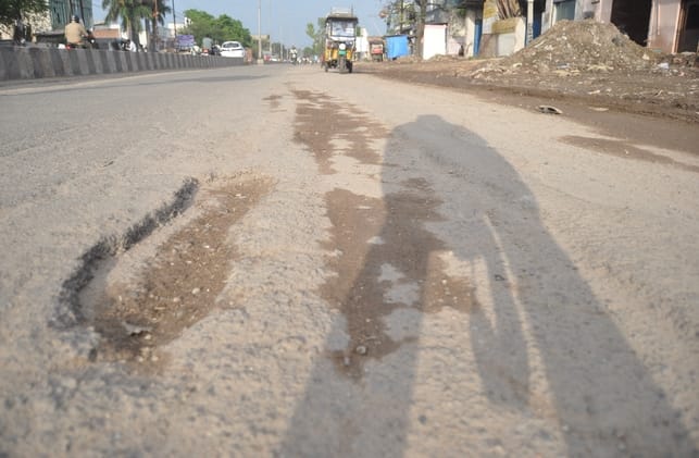 Four crore rupees to be spent to cover up errors; road to be raised by 35 cm.