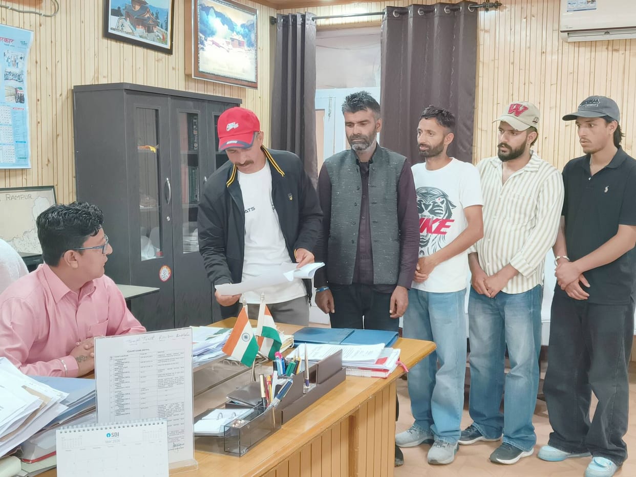 Villagers raise questions regarding the construction work of the Gaanvi-Phancha road