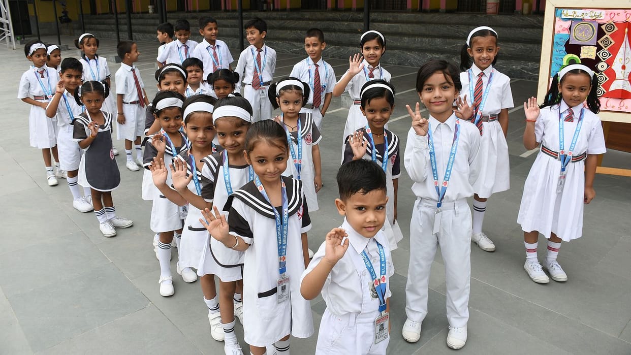 Schools reopen after summer holidays... a lively atmosphere prevails.