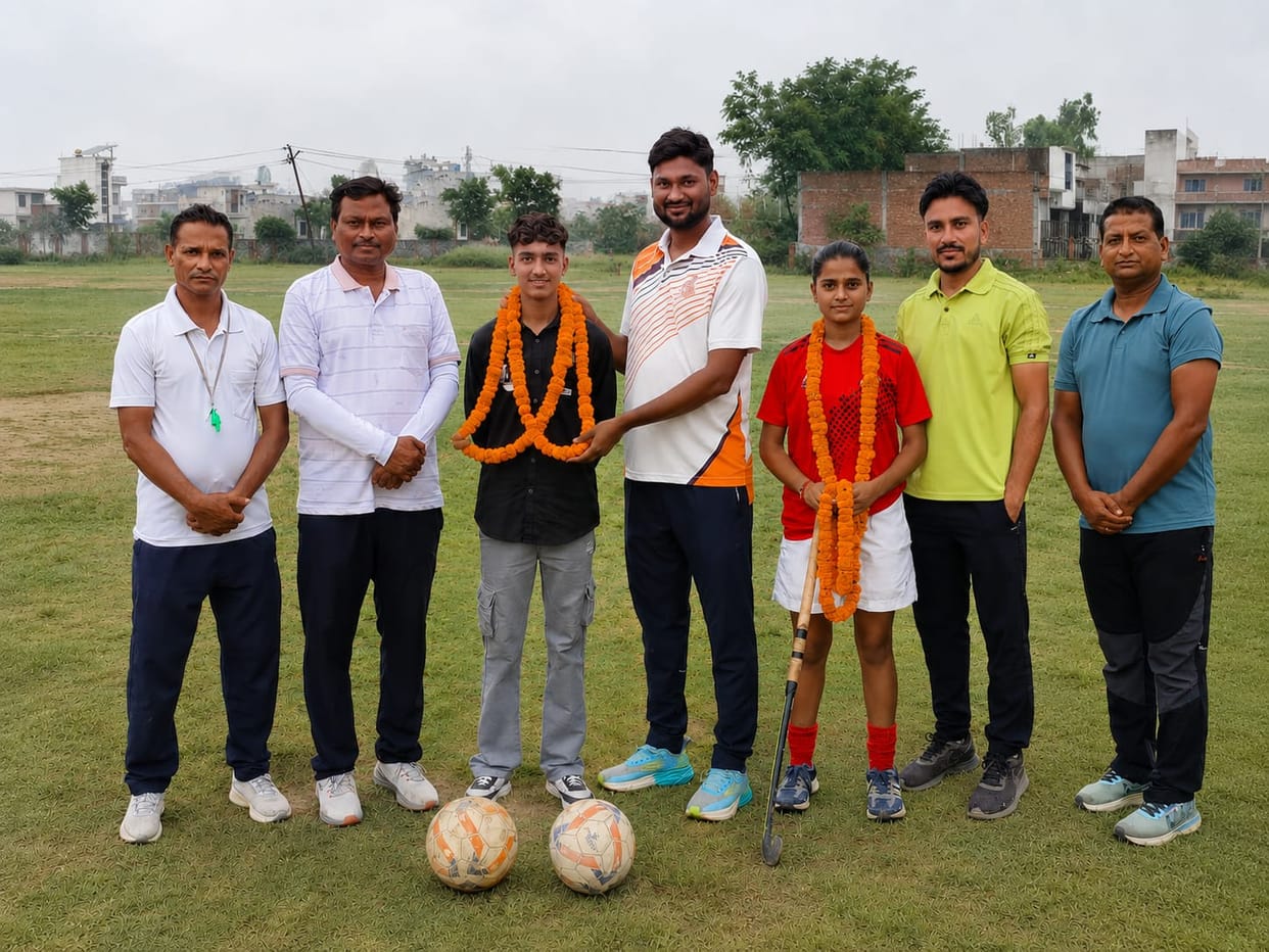 Selection of two players for the sports hostel