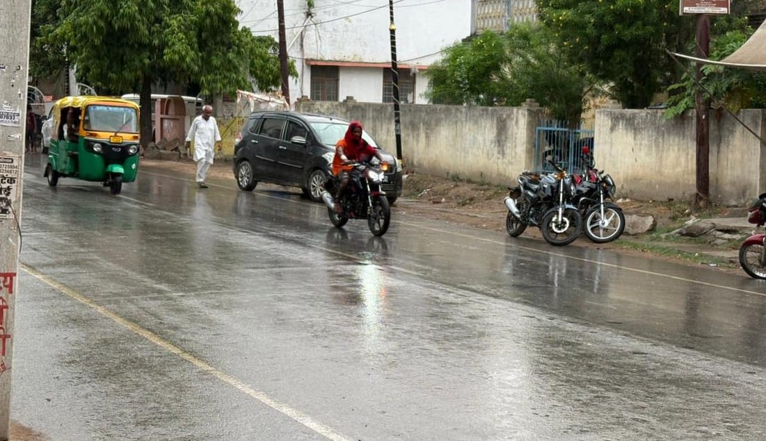 Drizzle in the afternoon; relief from the heat