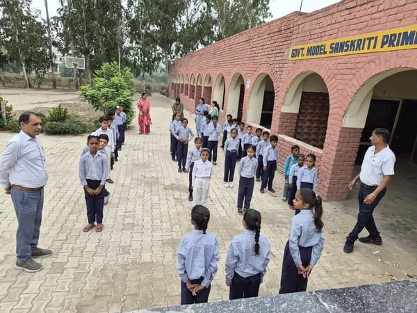 Schools reopen after a month-long break; buzz returns.