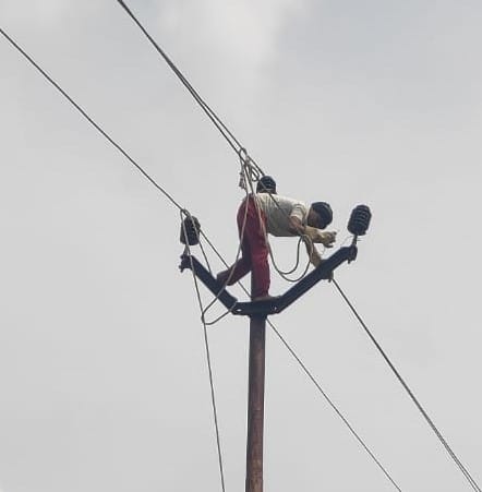 30 electricity poles toppled by strong winds; power supply cut off in 40 villages.