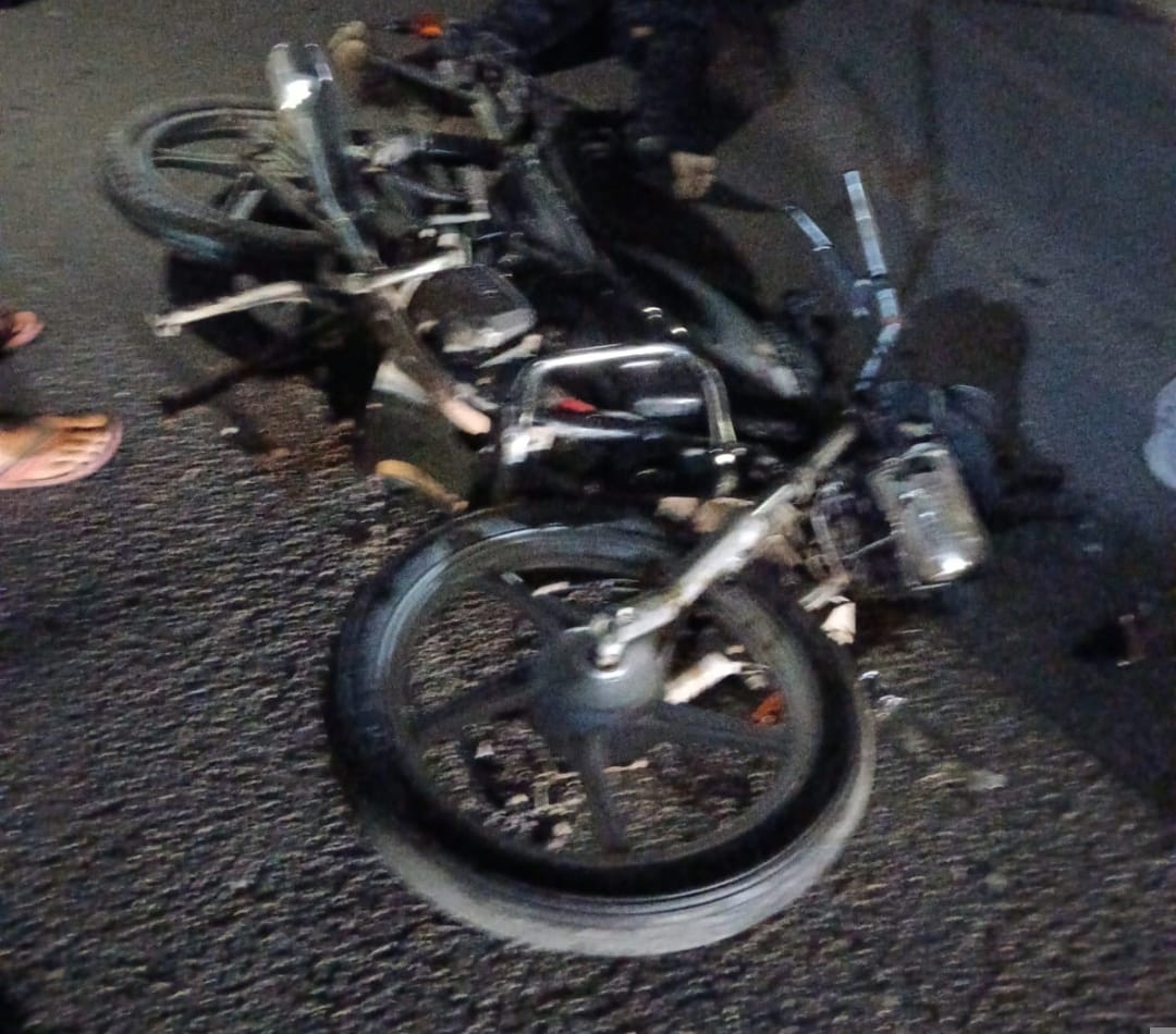 Bike rider dies after collision with unknown vehicle, one seriously injured