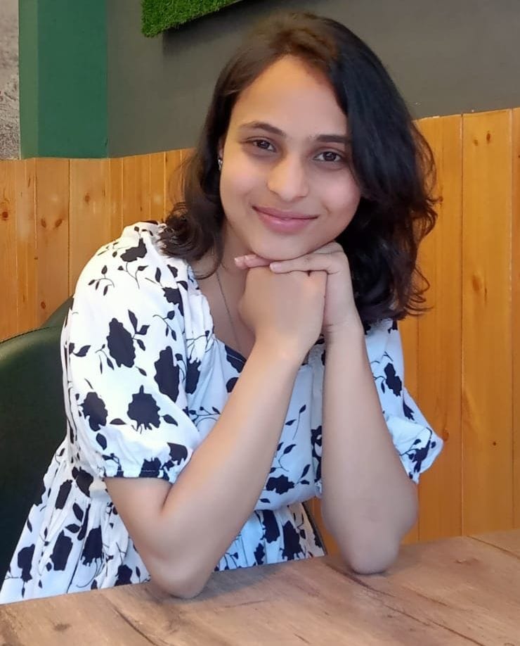 Pooja secured the second position in the MA English entrance exam
