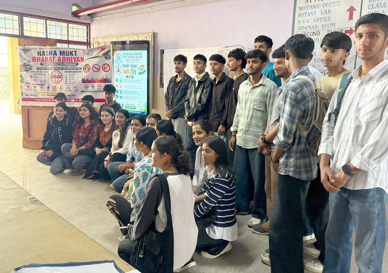 'Drug-Free India Campaign' launched at Saraswatinagar College