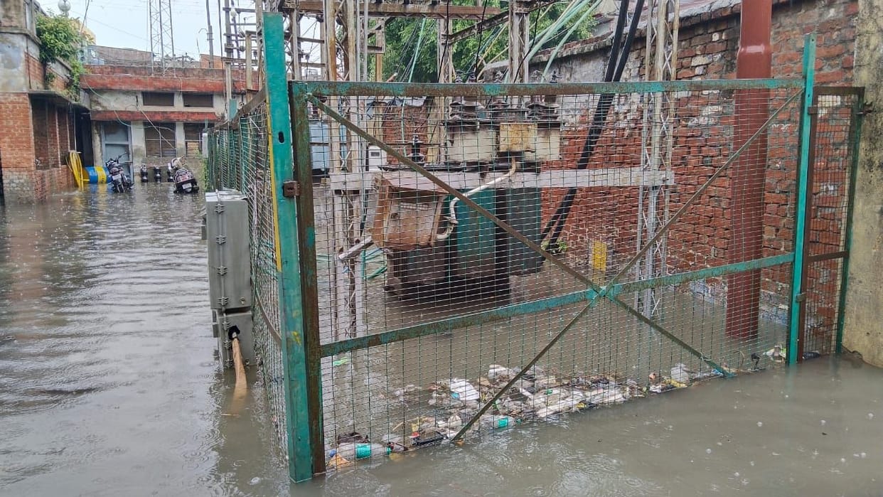 Water entered eight of the city's electrical substations.