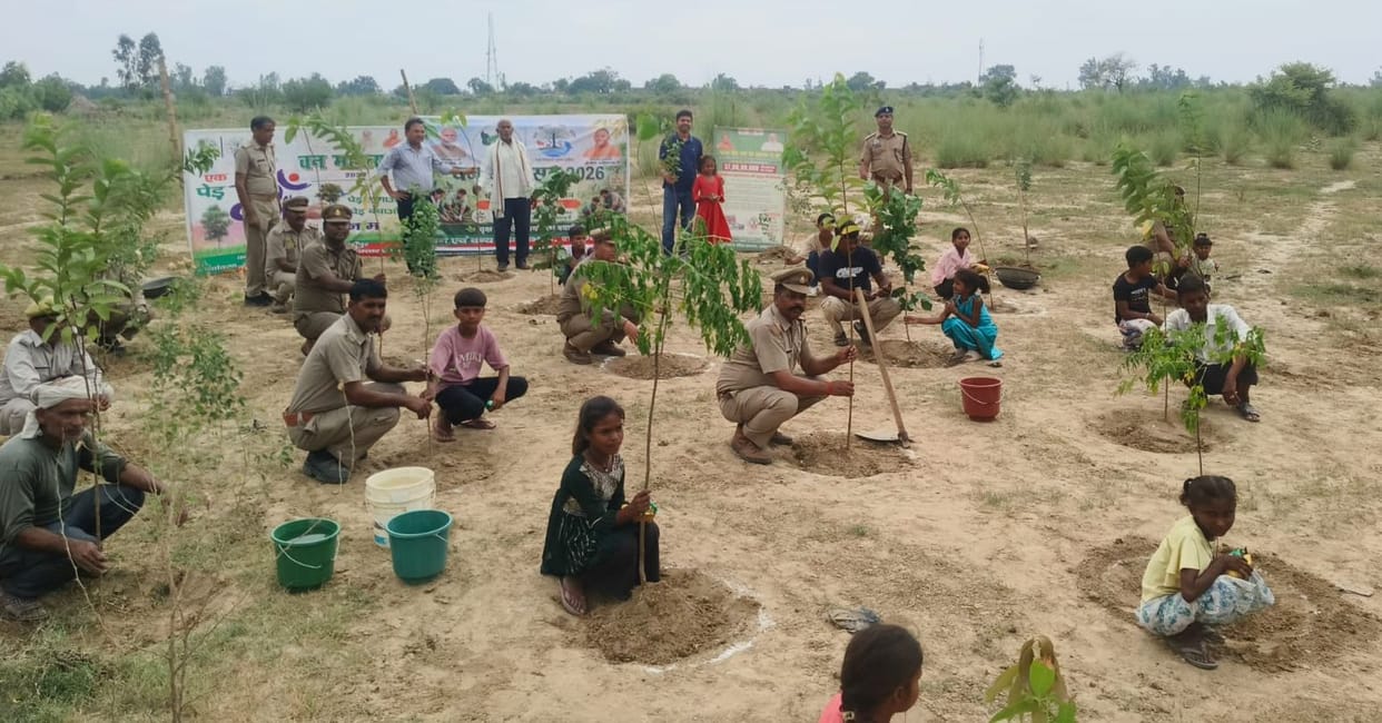 Van Mahotsav begins with the planting of 151 saplings.