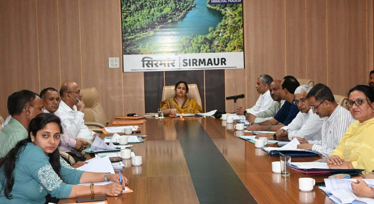 Review of malnutrition, anemia, and welfare schemes in Sirmaur; improvement in sex ratio.