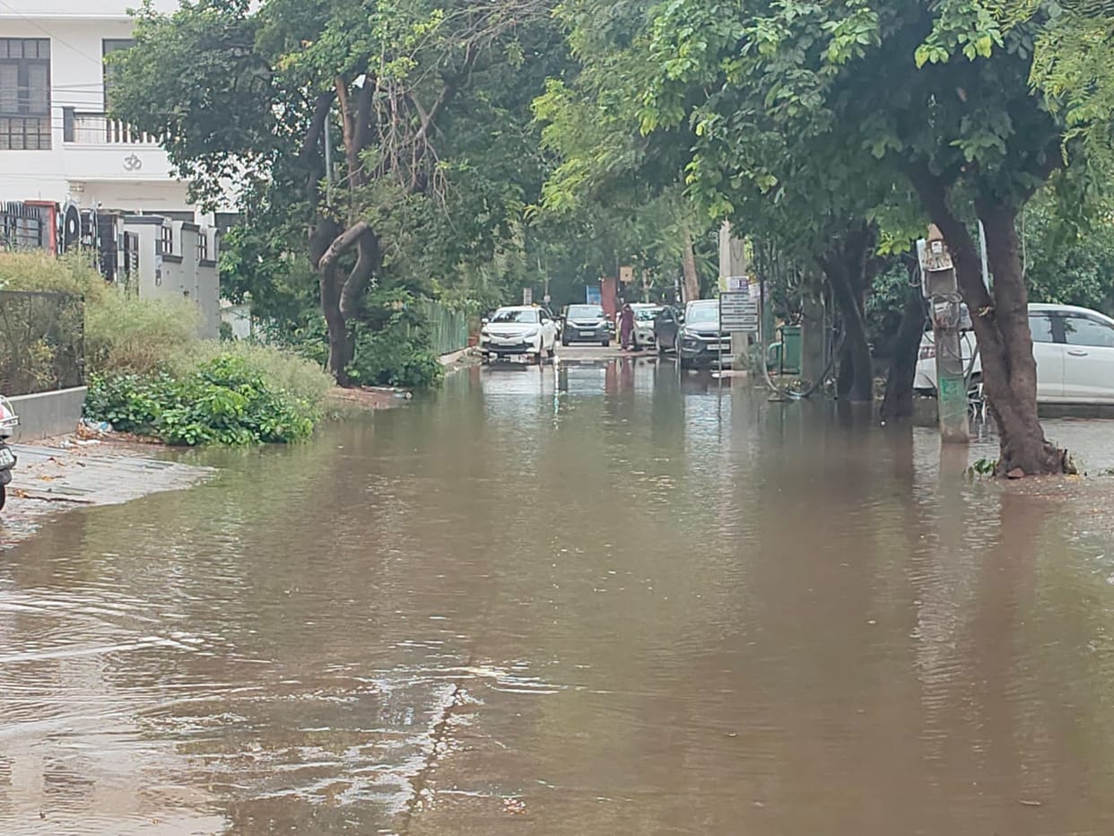 First monsoon rain exposes administration's claims; several areas inundated.