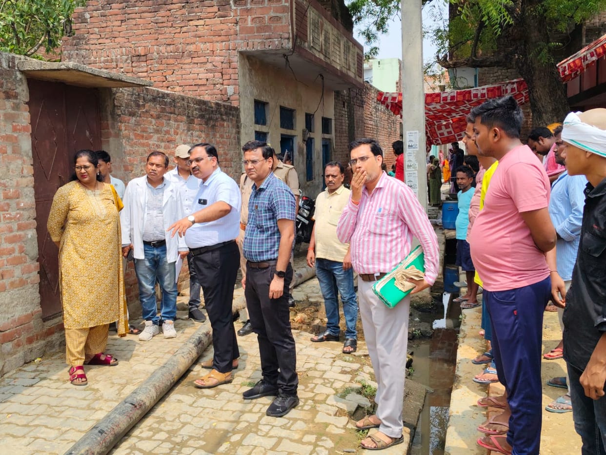 Administration swings into action following the death of an innocent child; health camp organized in Naim Miyan Ka Pura.