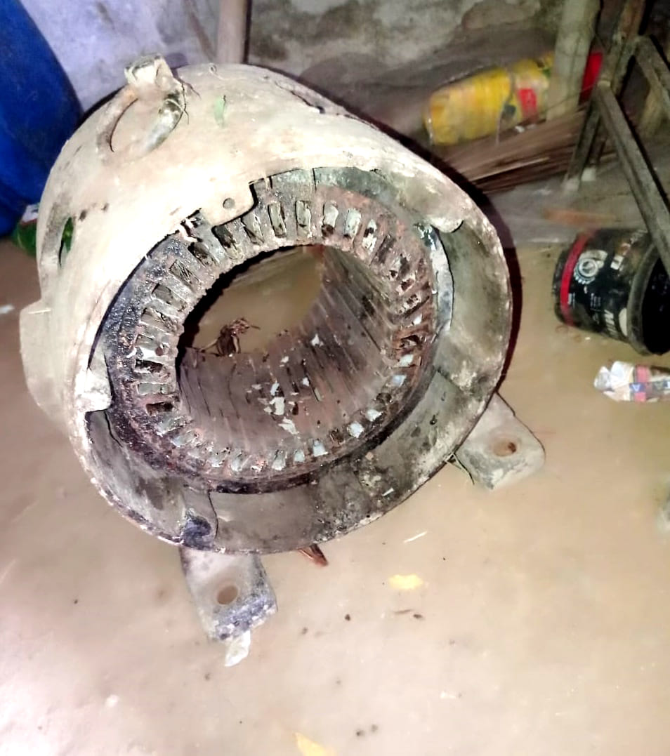 Copper wires stolen from six tubewell motors