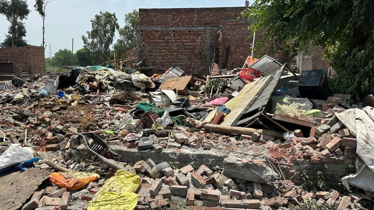 54 people approached the court to protest against the action taken in Deha Basti