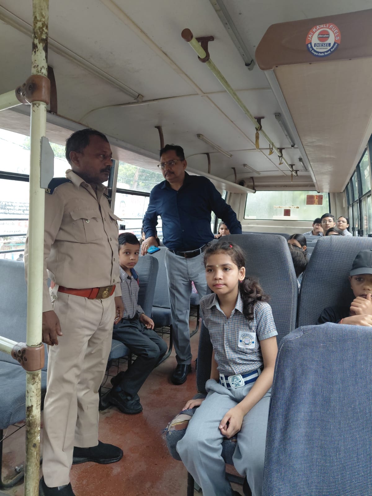 Two school vehicles found without registration seized