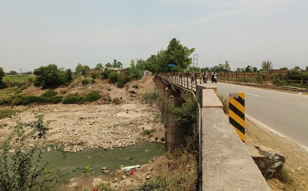 With the onset of the monsoon, the Ghaggar River has raised concerns among villagers