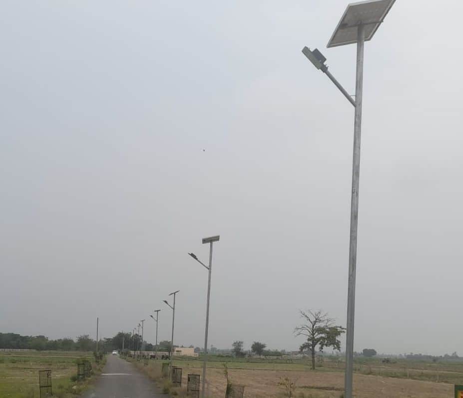 The Kakra area remains illuminated at night even during power outages in the city.