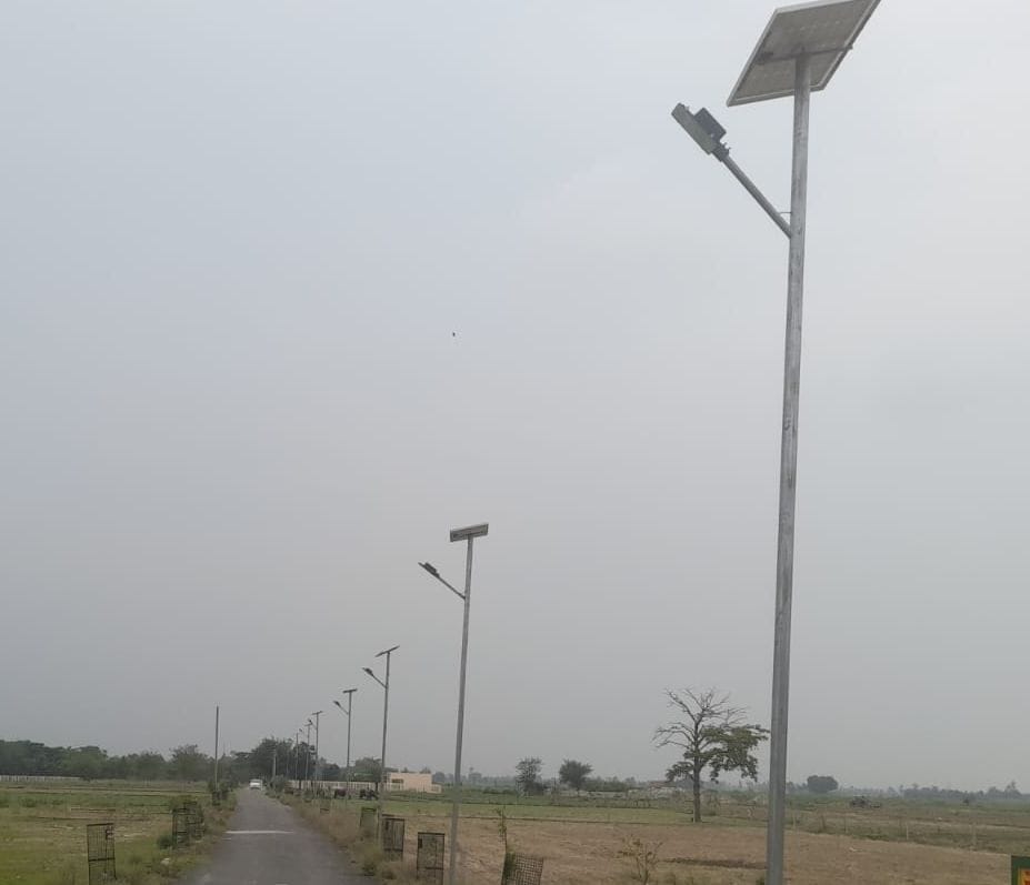 The Kakra area remains illuminated at night even during power outages in the city.