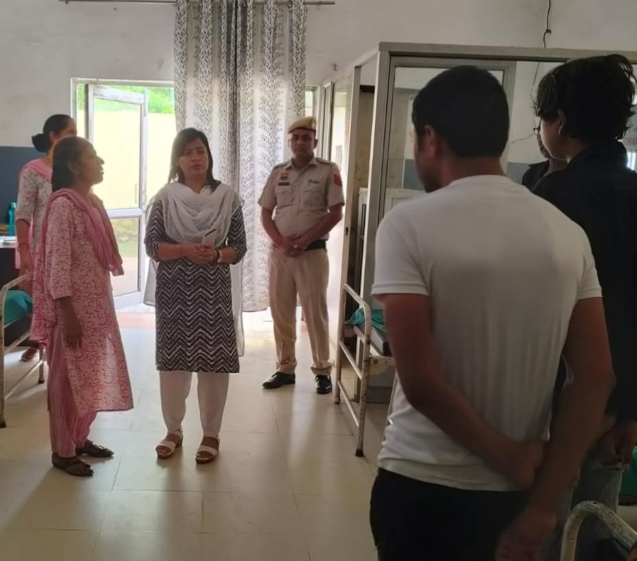CJM inspected the de-addiction centre and the One Stop Centre.