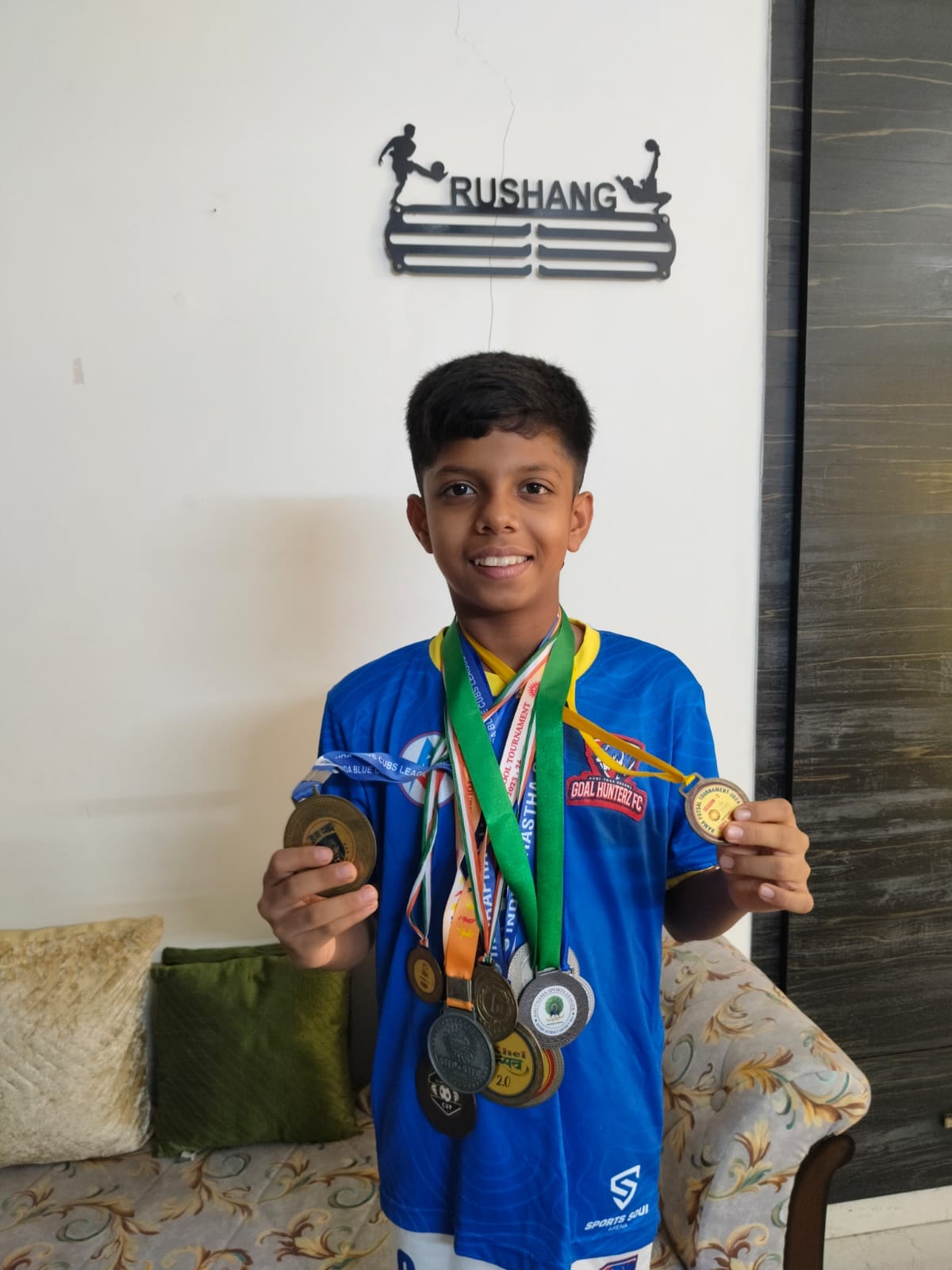 Rising Player: Rushang aims to represent India at the FIFA World Cup.