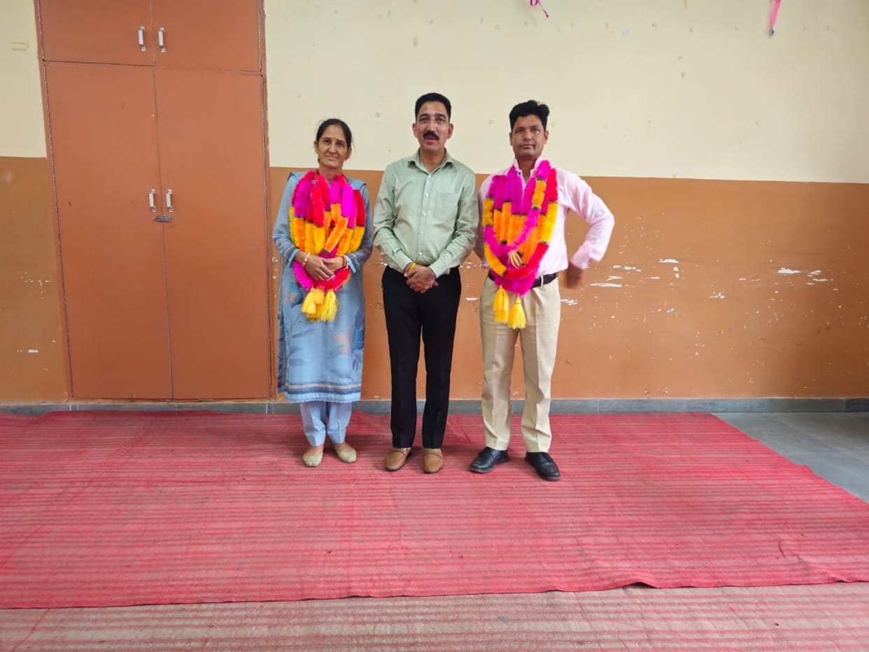Rajendra Singh President and Shishma Bani Vice President