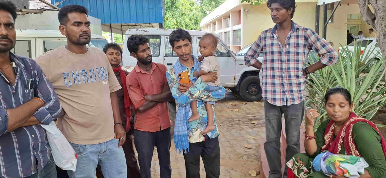They spent the entire night manually administering oxygen using an Ambu bag to save the innocent child's failing breath.