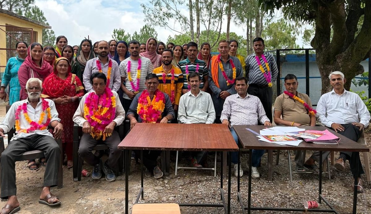 Solan News: गुनाहा स्कूल में मनजीत सिंह बने एसएमसी प्रधान
