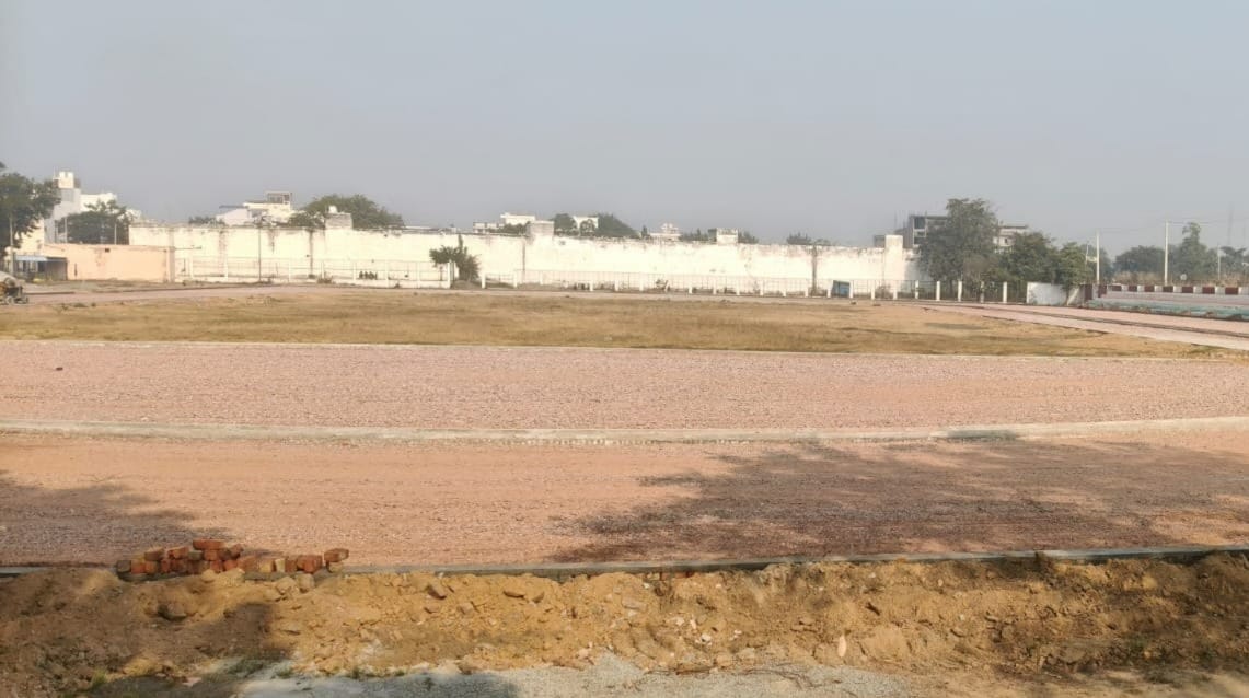 Setback for facilities: Construction of synthetic track yet to begin.