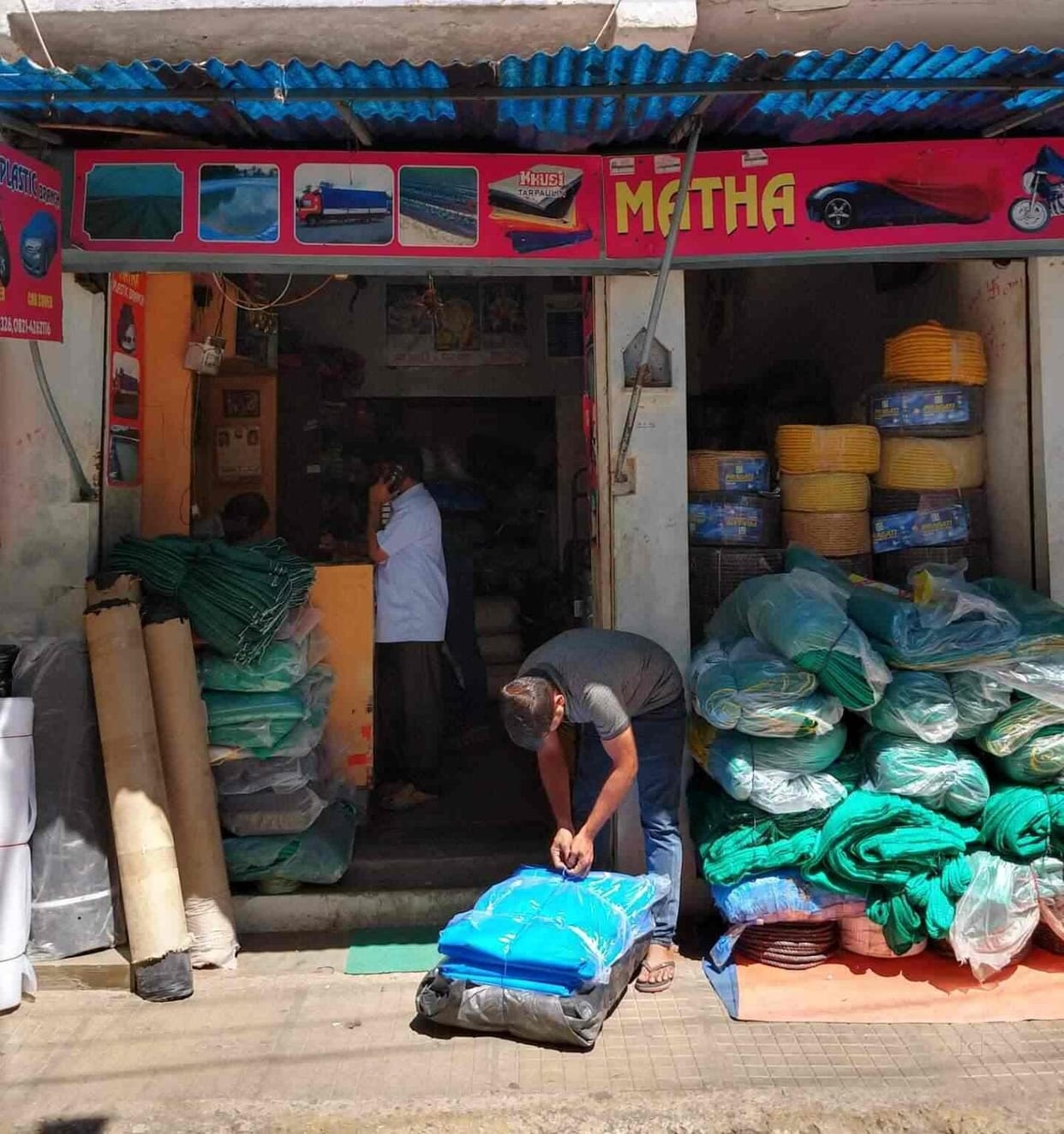 Markets buzz with the arrival of the monsoon; demand for umbrellas and raincoats rises.