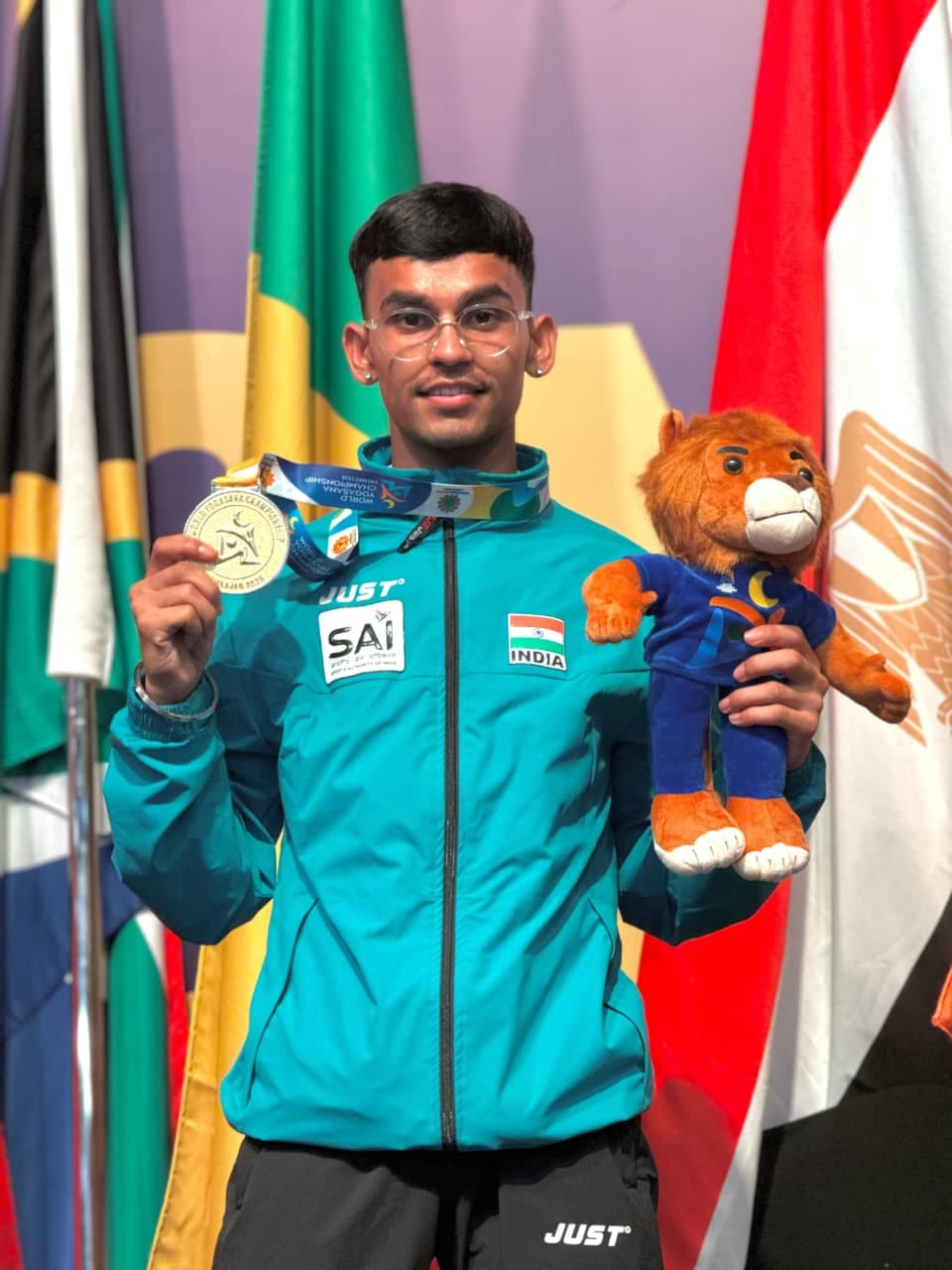 Sumit won two gold medals at the Yoga Asana Championship.